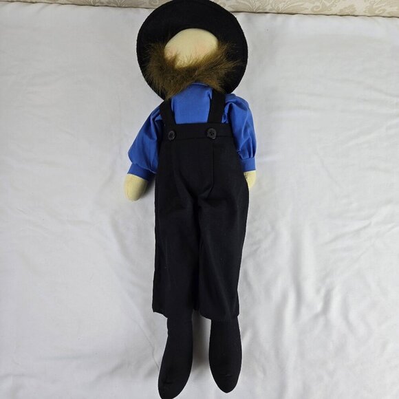 Handmade Faceless Amish Dolls Boy and Girl Traditional Clothing Style Cotton - Picture 2 of 12